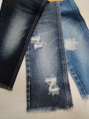 Süper yumuşak ağır ağırlıklı pamuk poliester denim kumaş 180cm tam genişliğinde JSD3218 13oz