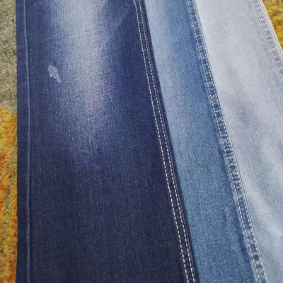 170cm Genişlik Dikiş Mavi Denim Kumaş 8.2oz Dayanıklı ve Şık