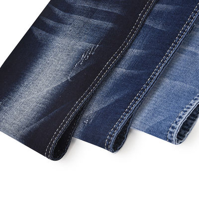 8.4 Oz Koyu Mavi Pamuklu Sahte Örgü Streç Denim Kumaş Çanta İmalatı Streç Kumaş