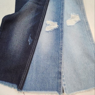 Pamuk Polyester Denim Kumaş Elastik Olmayan TWILL tarzı % 75POLYET JSD3306 moda kıyafetleri için