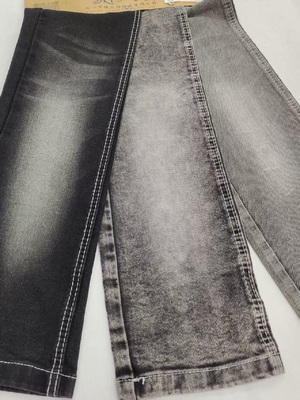 Yüksek kaliteli 12*21/40+70 İnşaat SİYAH/SİYAH SERT DOKUMA stil Denim Kumaş JSD3031A kadın kot pantolon veya erkek pantolonları için