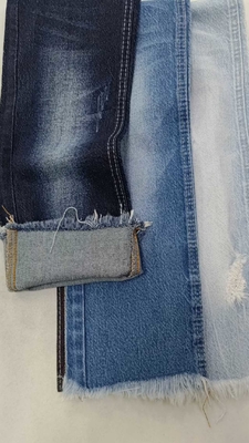 %90 Pamuk %6 Rayon %2 Spandeks KOYU İNDİGO 7S*10/20 Elastik Denim Kumaş JSD3009