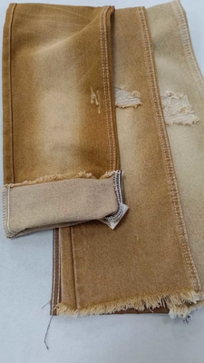 Yüksek kaliteli 11.3 oz Sağ Twill Khaki 10x7 Elastik olmayan Jeans için JSD3022K